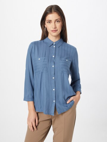 Camicia da donna di TOM TAILOR in blu: frontale