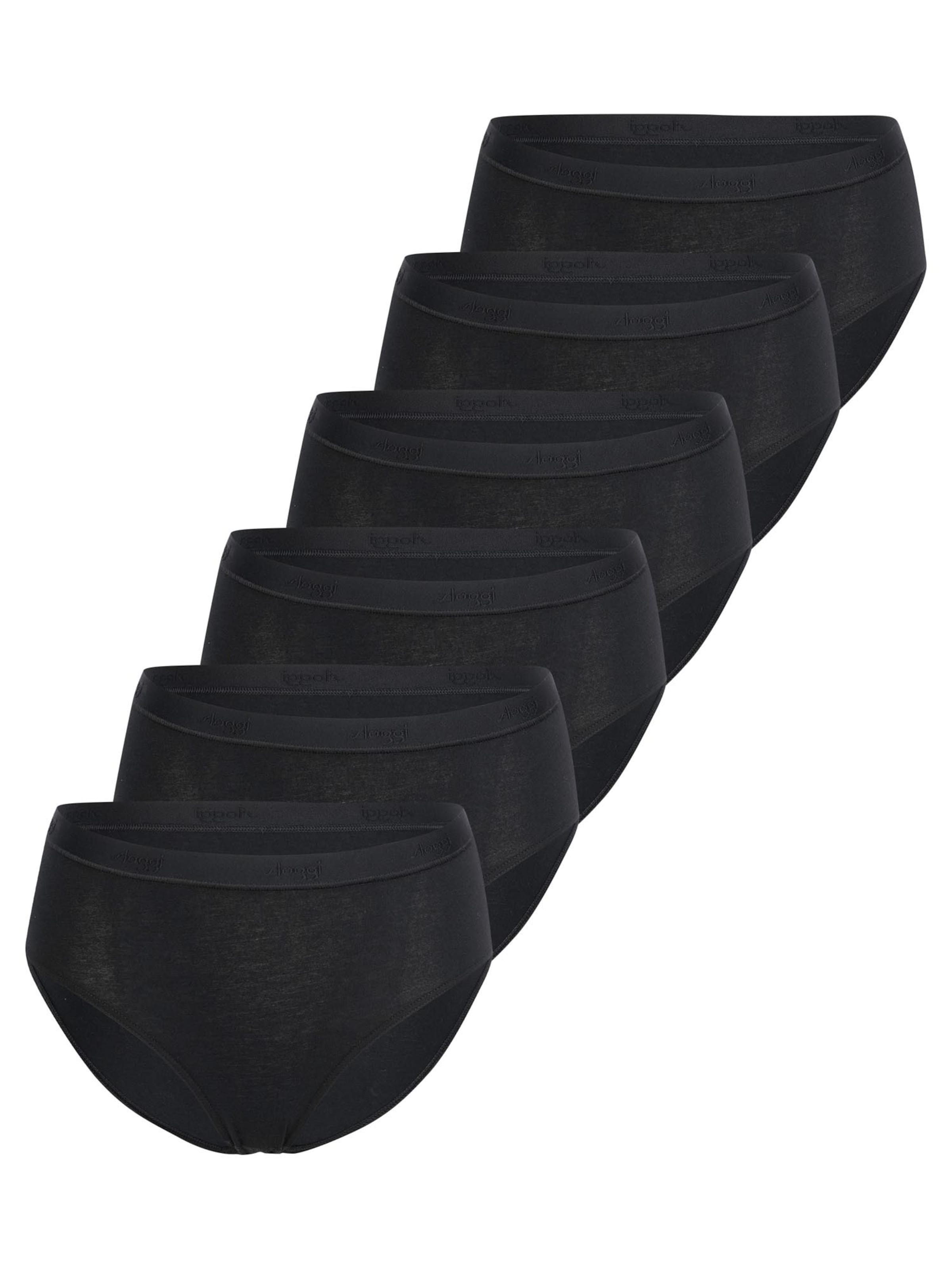 SLOGGI Slip 'GO Casual'‌‌‌‌‌‌ in Schwarz: Vorderseite