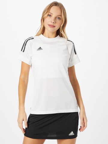 T-shirt fonctionnel 'Condivo 20' ADIDAS SPORTSWEAR en blanc : devant