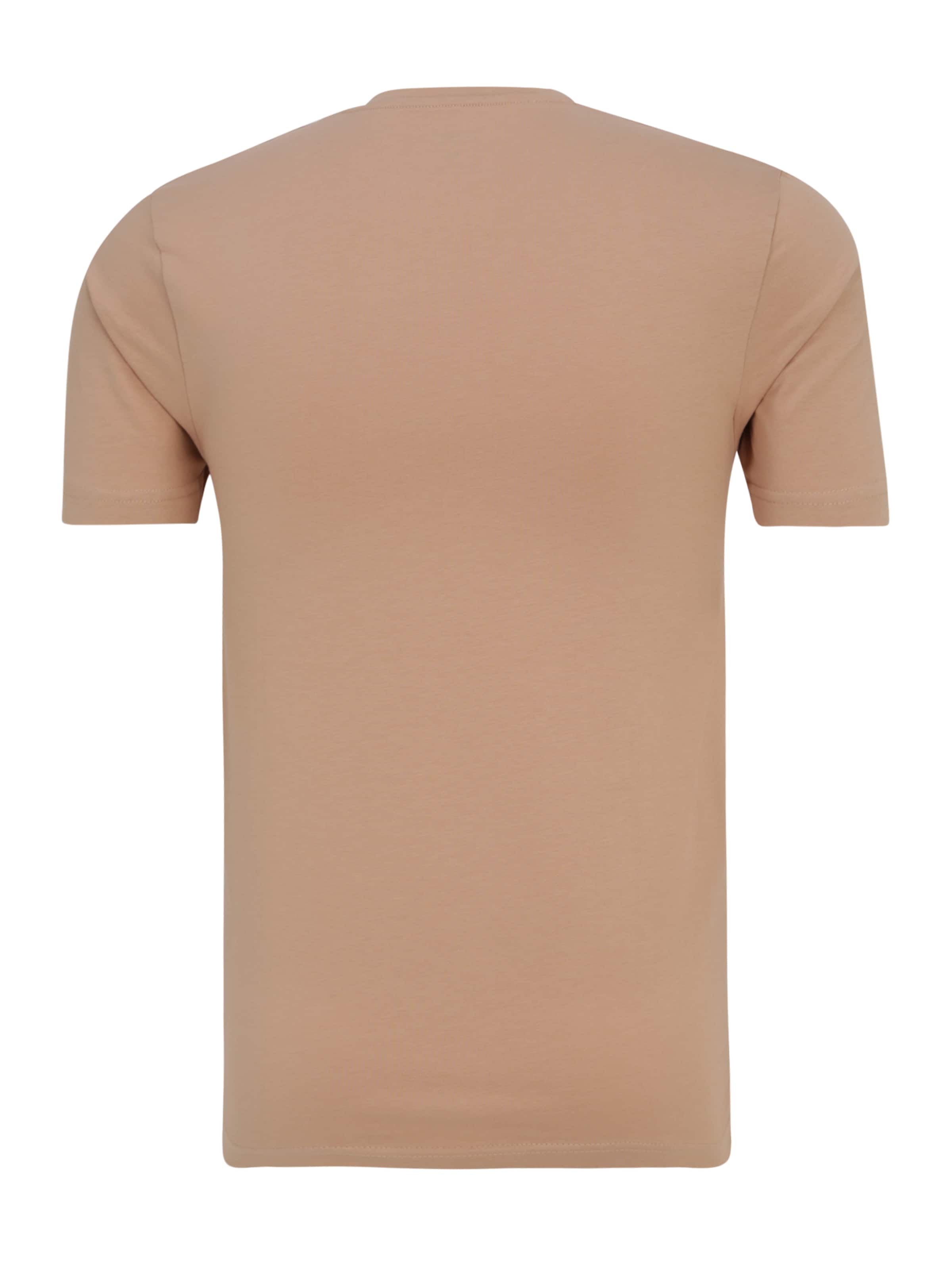 OLYMP Средняя посадка Футболка 'Level 5' в Бежевый