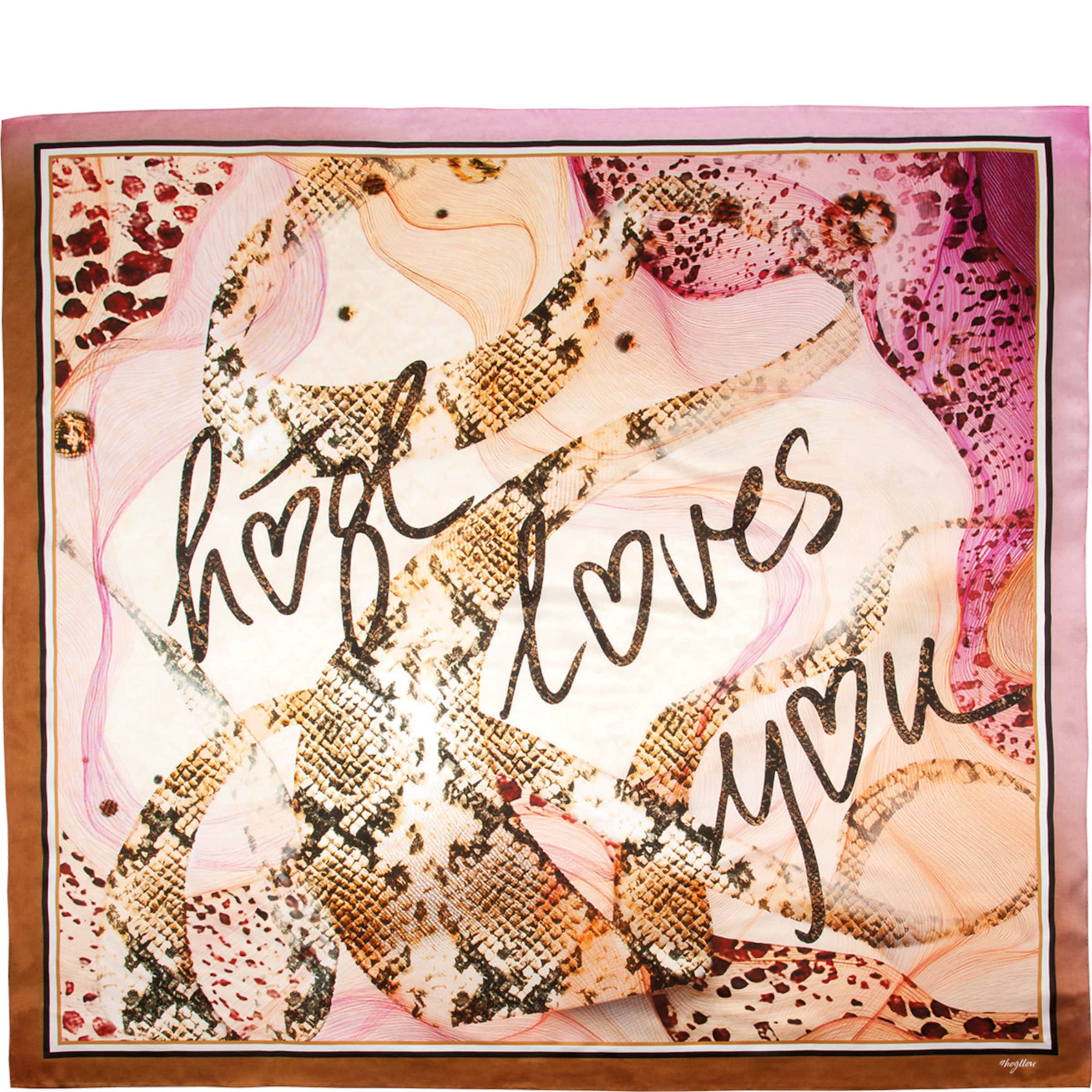 Högl Doek 'KARREE BOHO BLOOM' in Gemengde kleuren: voorkant