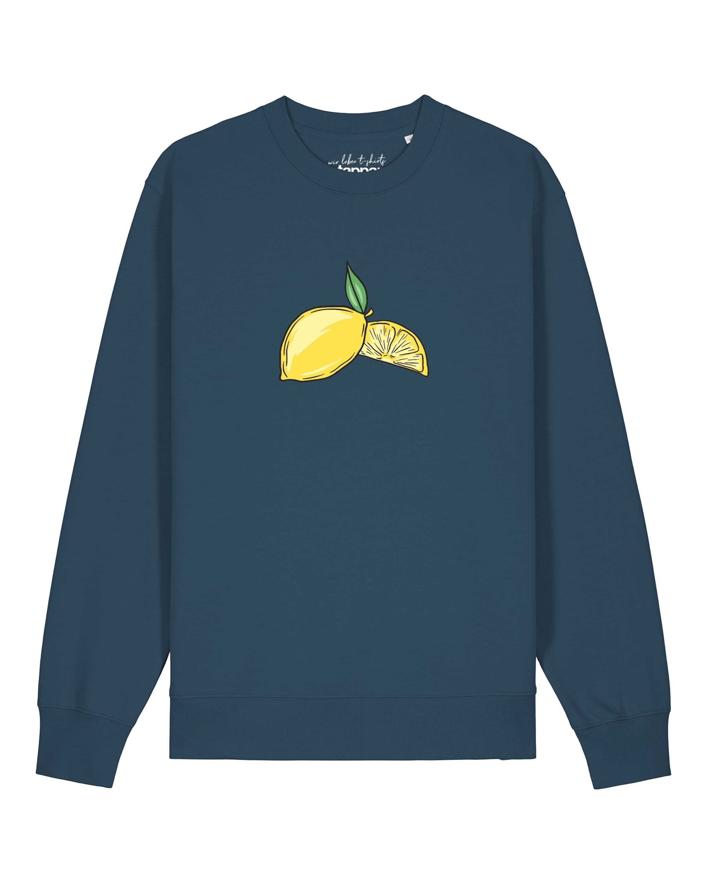 Watapparel Sweatshirt 'Lemon' in Blauw: voorkant