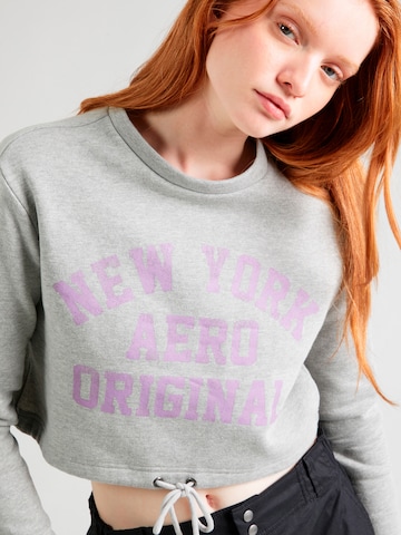AÉROPOSTALESweater majica 'NEW YORK ORIGINAL' - siva boja