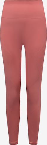 Born Living Yoga Skinny Workout Pants 'Ambra' in Pink: front