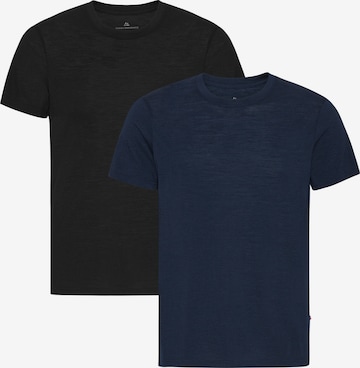 DANISH ENDURANCE T-Shirt '100% Merino' in Mischfarben: Vorderseite
