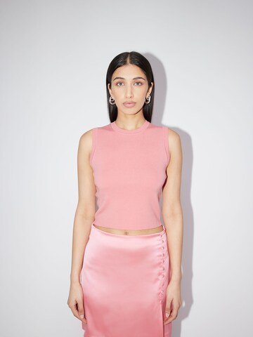 LeGer by Lena Gercke Knitted Top 'Christiane' in Pink: front