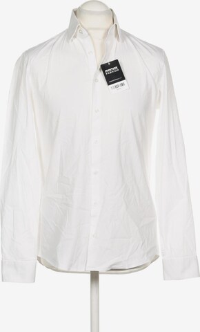 Calvin Klein Button Up Shirt in L in White: front
