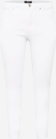 Zizzi Jeans 'AMY' in Wit: voorkant