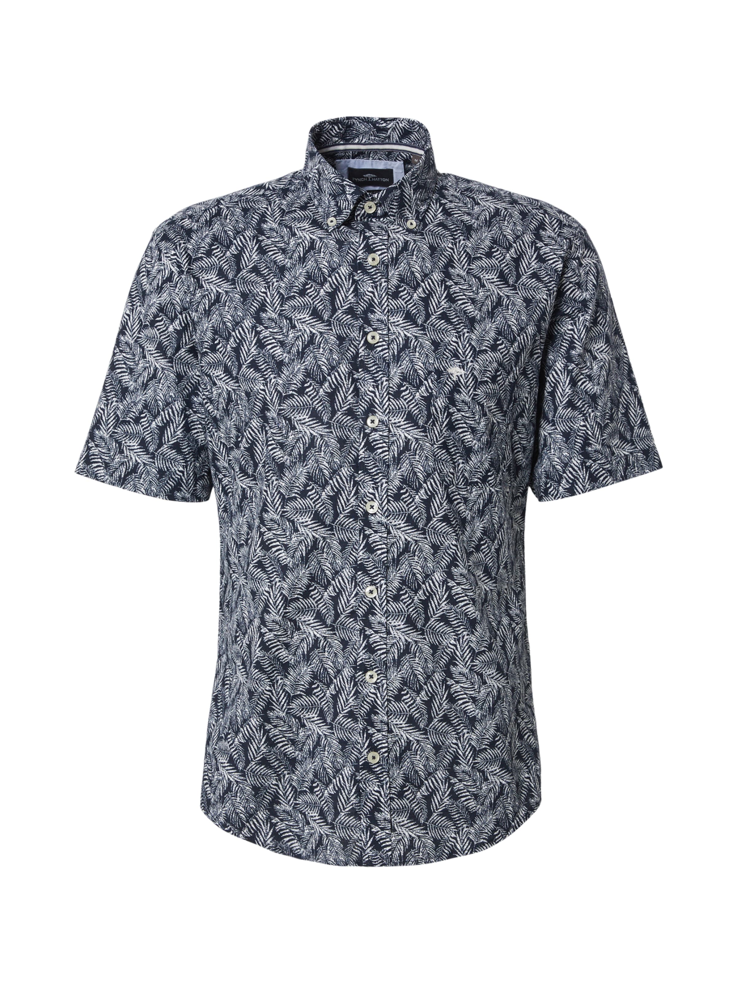 FYNCH-HATTON Πουκάμισο σε ναυτικό μπλε / λευκό, Άποψη προϊόντος