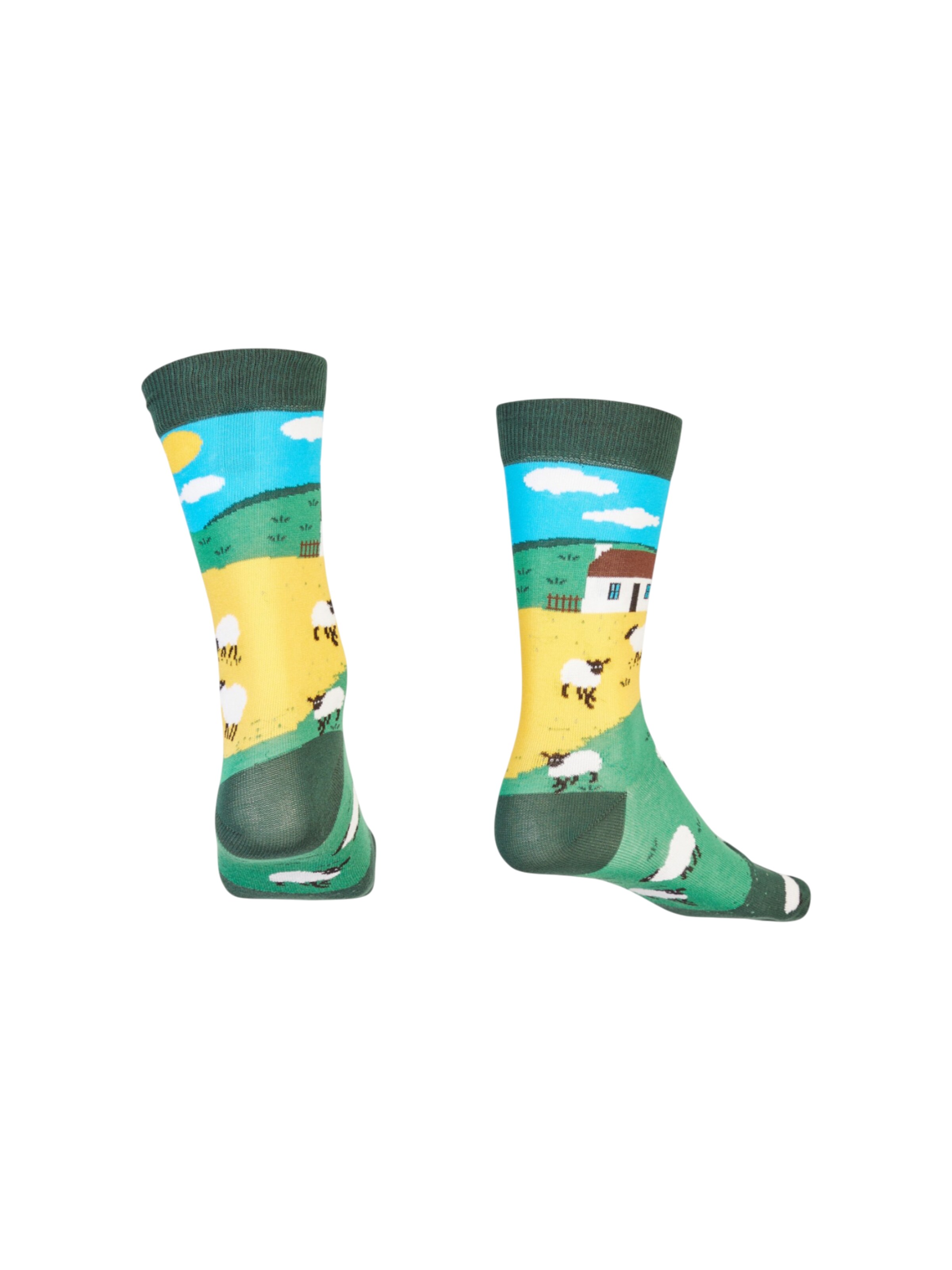 AbgeStrumpft Socks 'Schaf' in Green