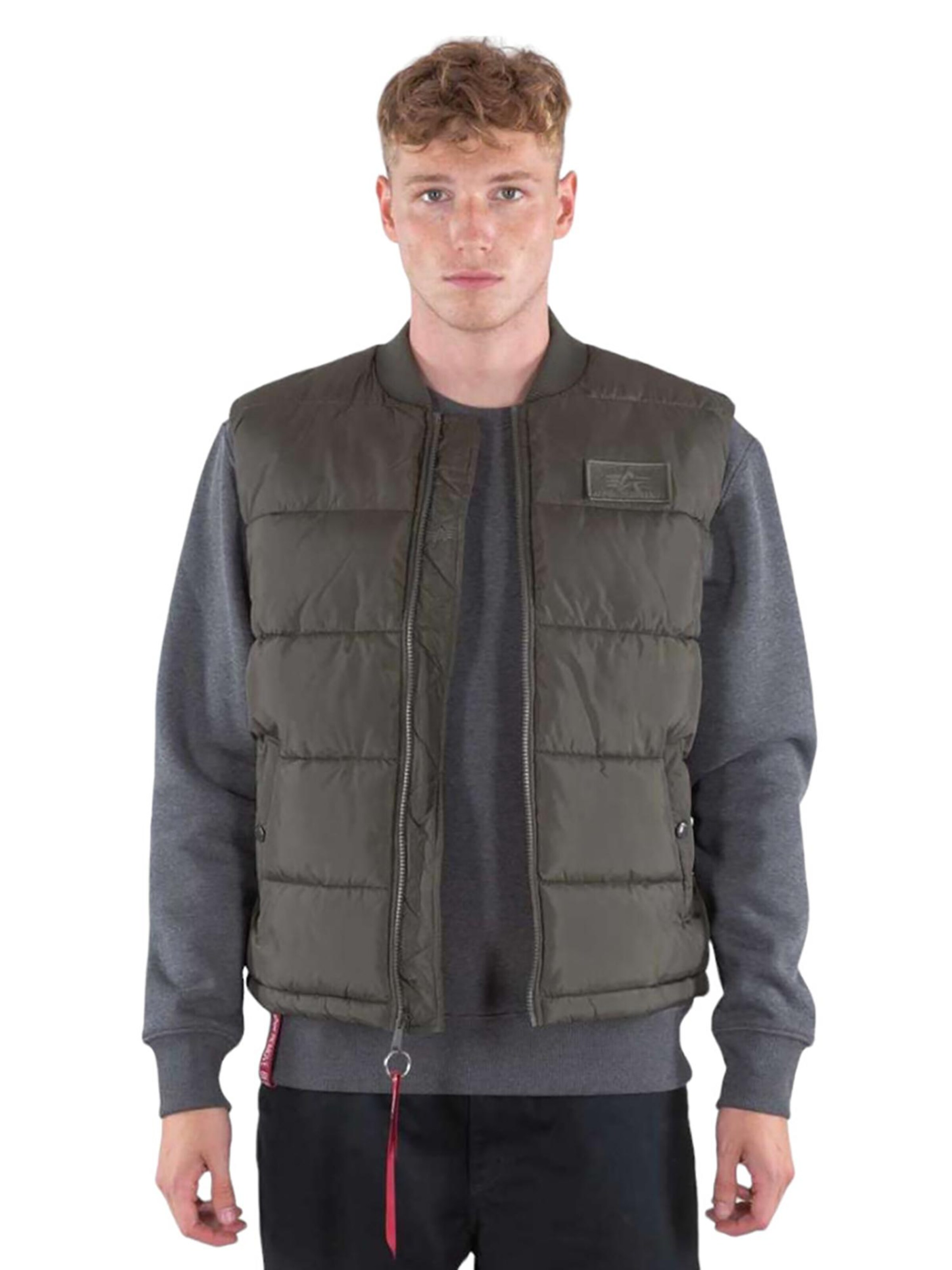 ALPHA INDUSTRIES Weste 'LW'‌‌‌ in Grün