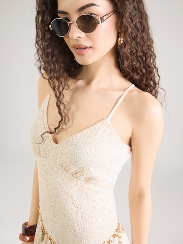 ABOUT YOU Лятна рокля 'Flores' в бяло