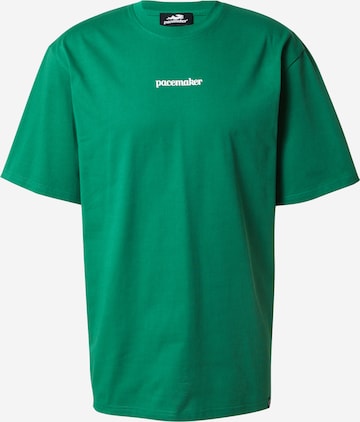 Pacemaker T-shirt 'Ilias' i grön: framsida