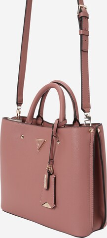 Borsa a mano 'Meridian' di GUESS in rosa: frontale