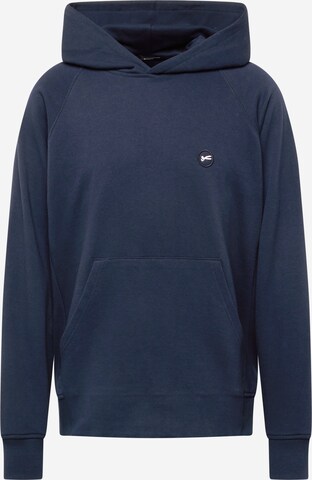 Sweat-shirt 'BROOKER' DENHAM en bleu : devant