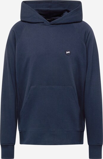 DENHAM Sweatshirt 'BROOKER' in de kleur Donkerblauw / Wit, Productweergave