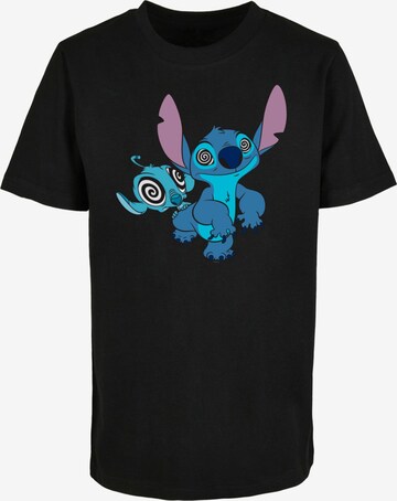 Maglietta 'Lilo And Stitch - Hypnotized' di ABSOLUTE CULT in nero: frontale