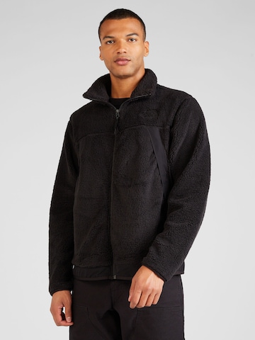 THE NORTH FACE Funktionsfleecejakke i sort: forside