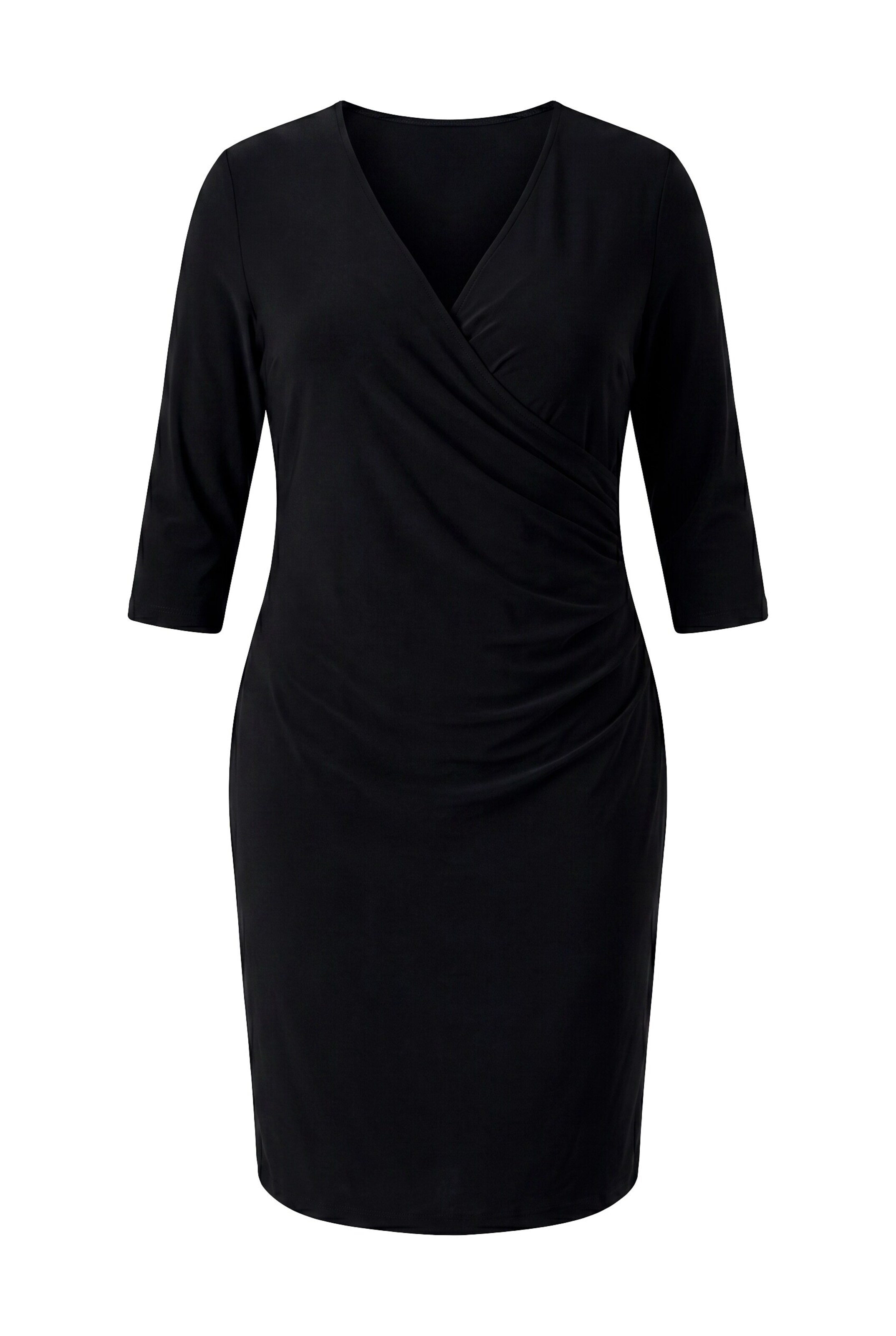 Ulla Popken Kleid in Schwarz: Vorderseite