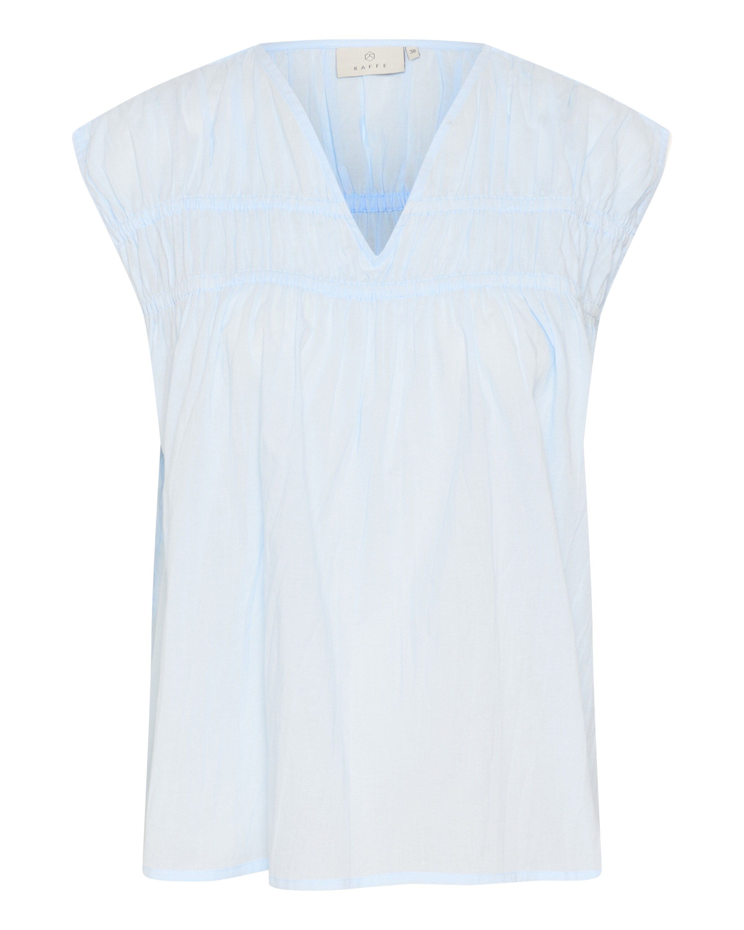 Kaffe - Blusa 'KAThua' em azul: frente