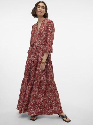 VERO MODA Shirt dress 'ZERA' in Red