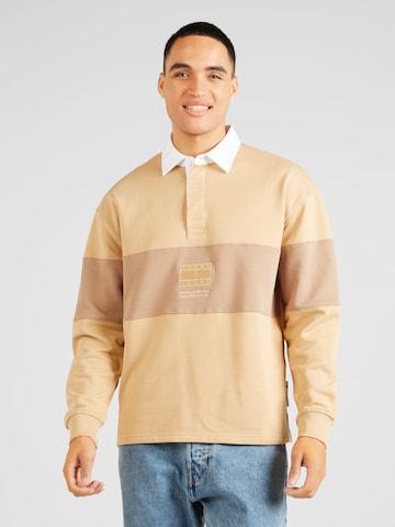 Tommy Jeans Sweatshirt i beige: framsida