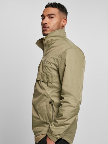 Urban Classics Regular fit Between-Season Jacket in Green