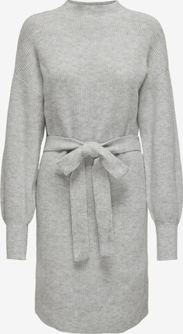 Robes en maille 'THILDE' ONLY en gris : devant