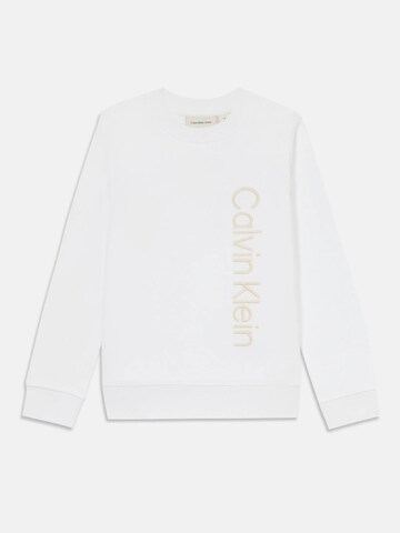 Calvin Klein Sweatshirt 'GRAPHIC CN' in Weiß: Vorderseite