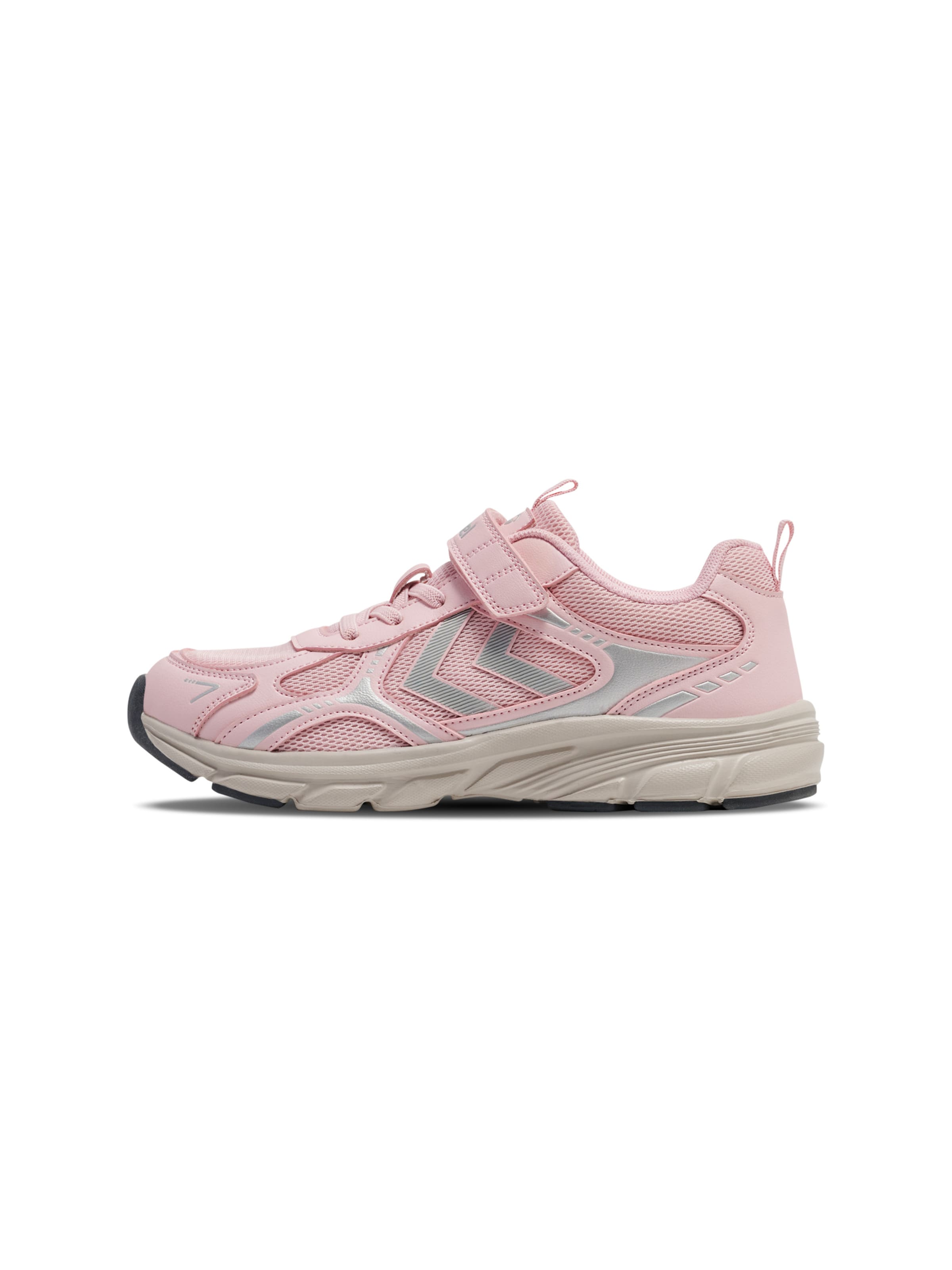 Hummel Sneakers in Roze: voorkant