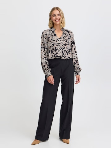 Fransa Regular Pleated Pants ' FRABIGAIL PA 1 ' in Black