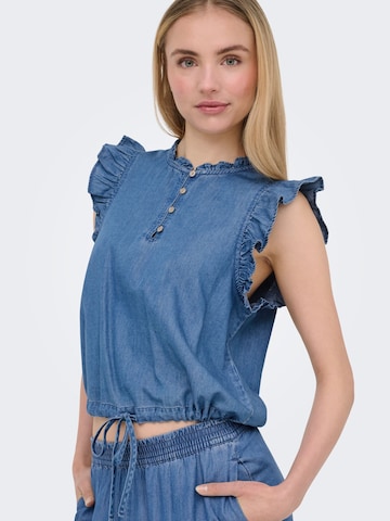ONLY Bluse 'ONLBea' in Blau: Vorderseite