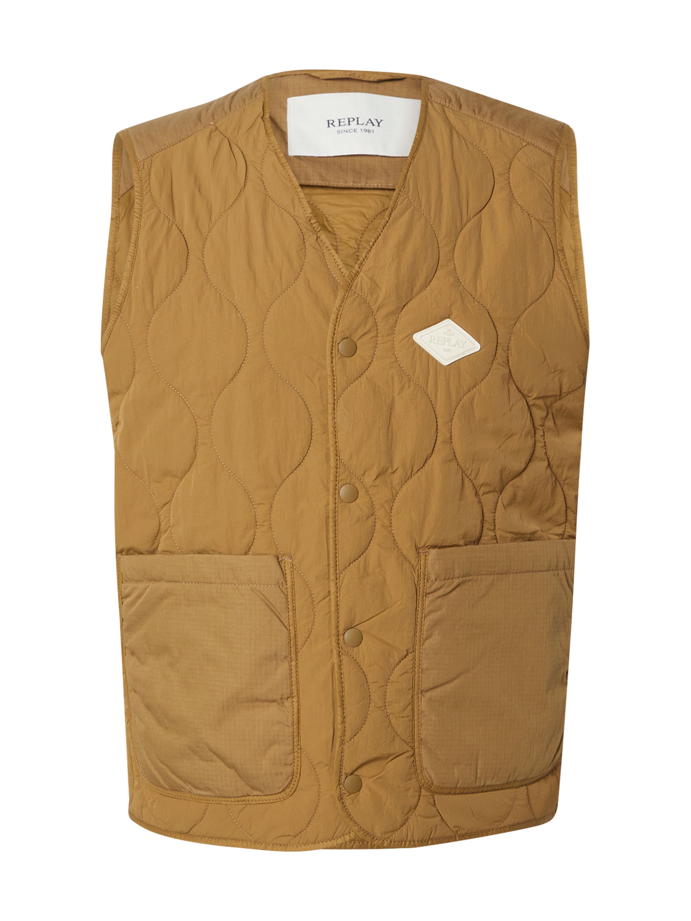 Gilet di REPLAY in bronzo: frontale
