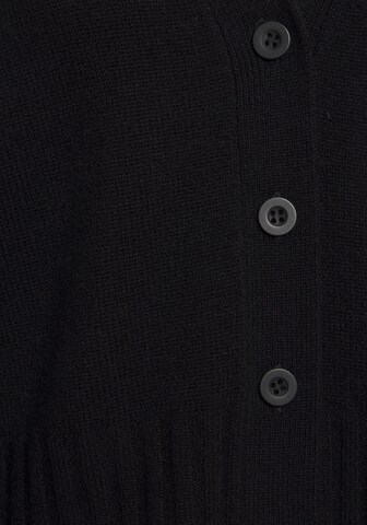 LASCANA Strickjacke in Schwarz