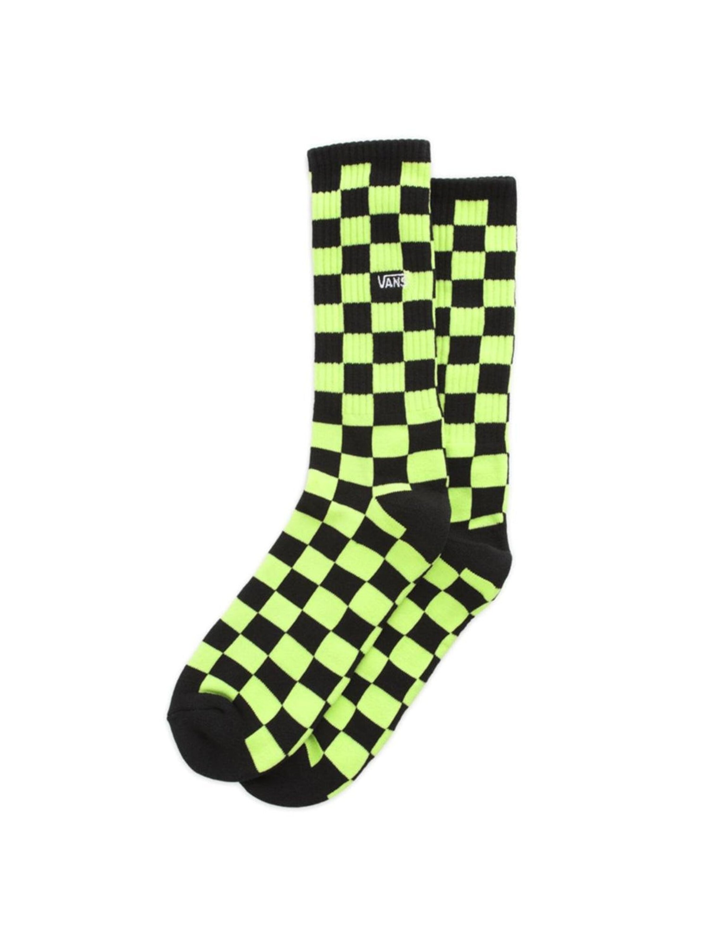 Calzino 'Mn Checkerboard Crew Black / Green Socks' in 42-47 VANS di colore colori misti, Visualizzazione prodotti
