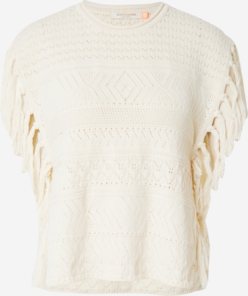 SCOTCH & SODA - Jersey en beige: frente