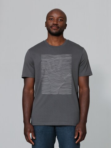 Maglietta di Watapparel in grigio: frontale