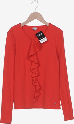 hessnatur Sweatshirt & Zip-Up Hoodie in S in Red: front