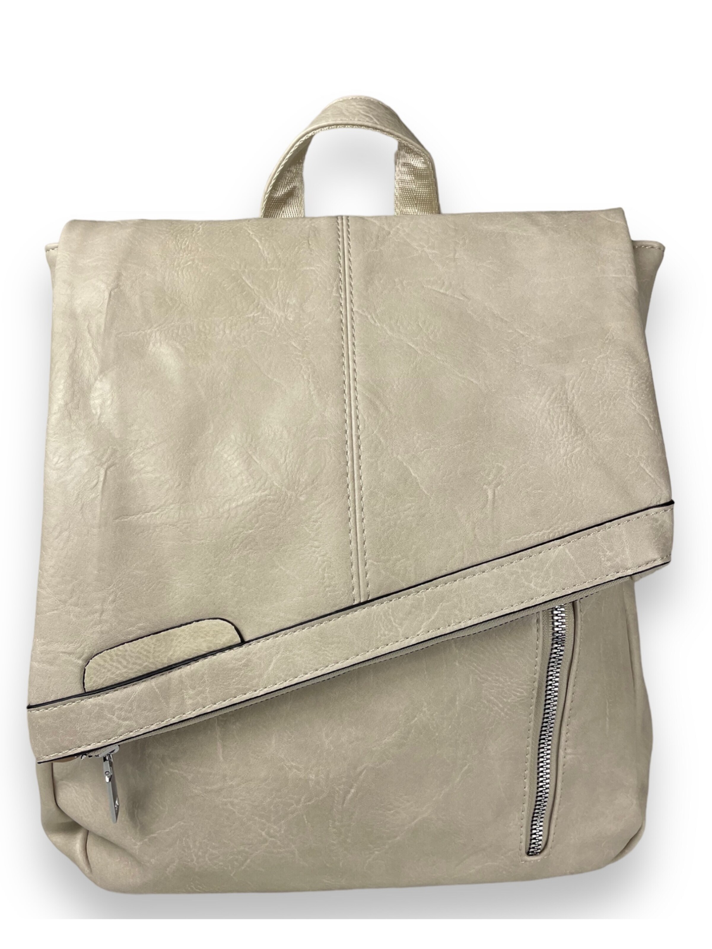 Kumixi Ryggsäck '2in1 Rucksacktasche' i beige: framsida