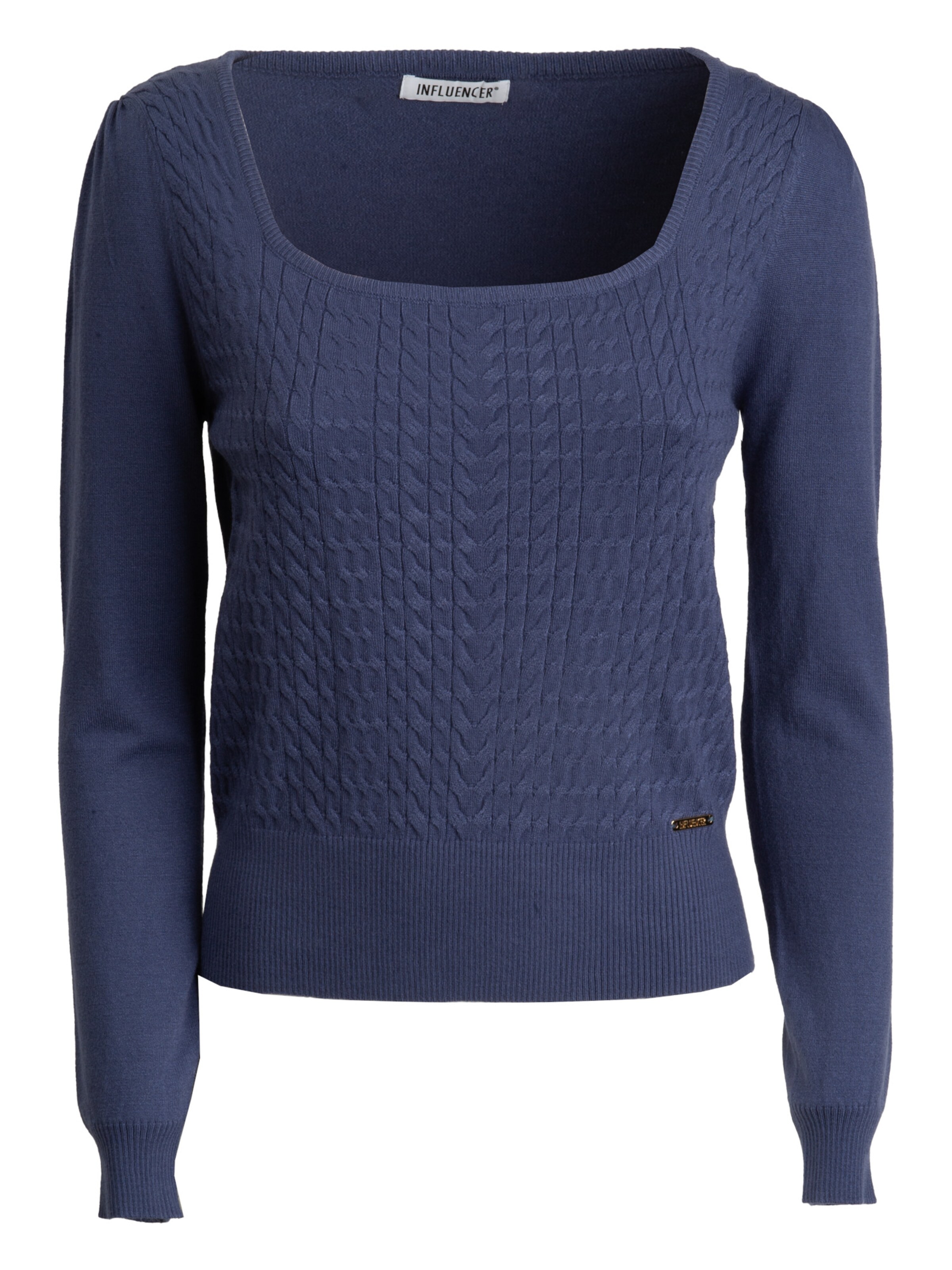 Influencer Sweater in Blue: front