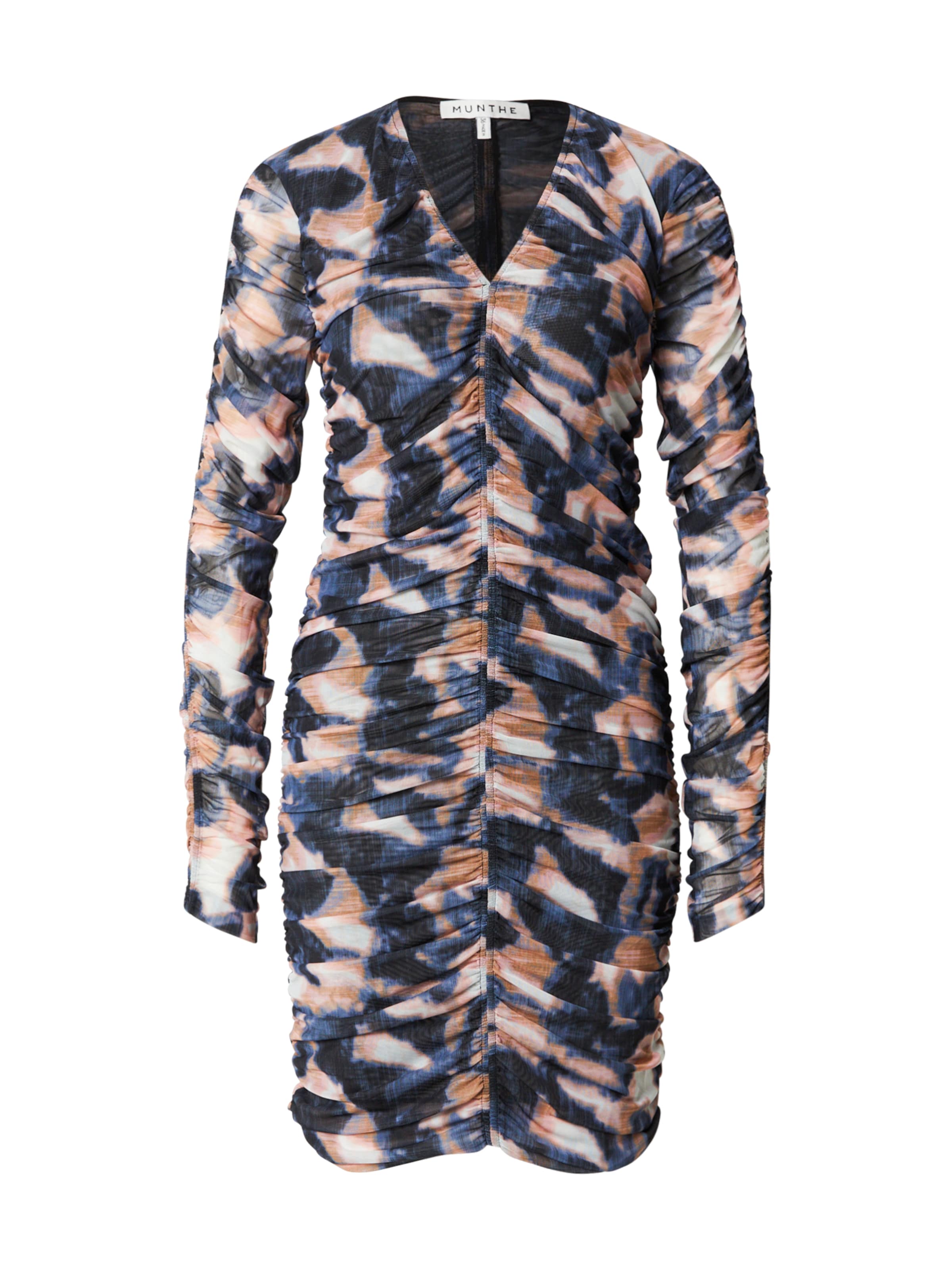 Munthe Koktejlové šaty 'Totally' – modrá: přední strana