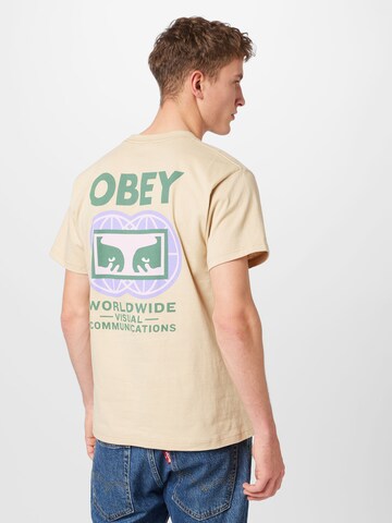 Obey Shirt in Beige