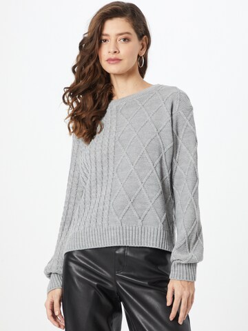 Femme Luxe - Jersey 'RAYNA' en gris: frente