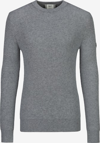 19V69 ITALIA Pullover 'Riziero' in Grau: Vorderseite