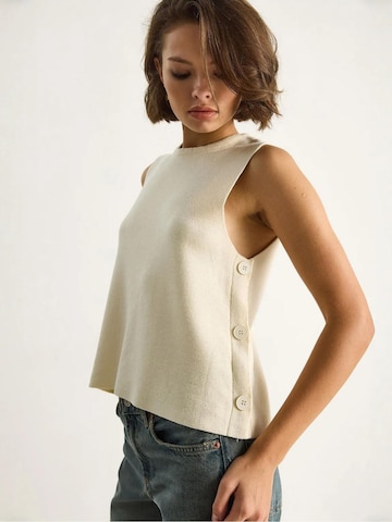 Bianco Lucci Bluse‌‌‌ in Beige