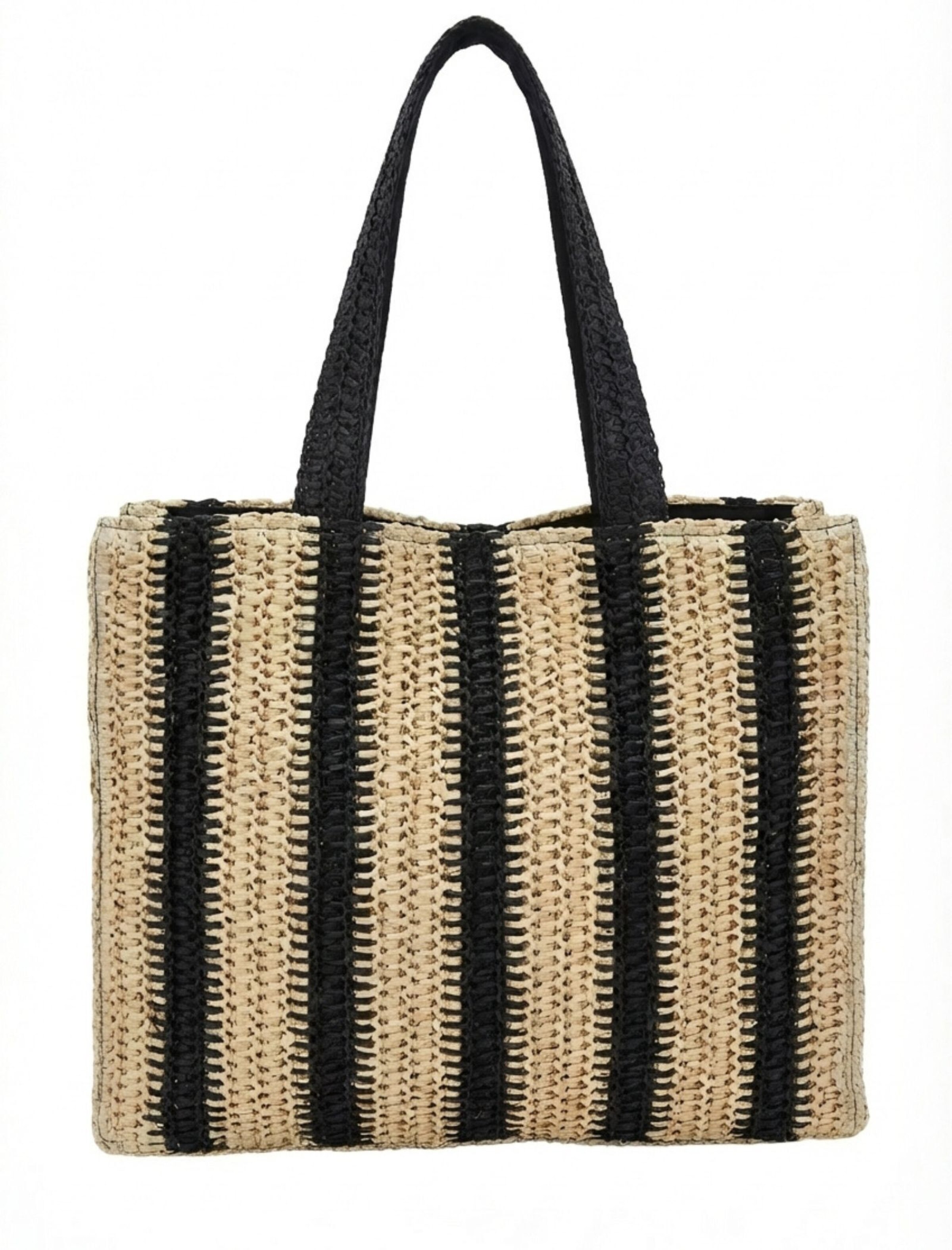 South Beach Shopper i chamois / sort, Produktvisning