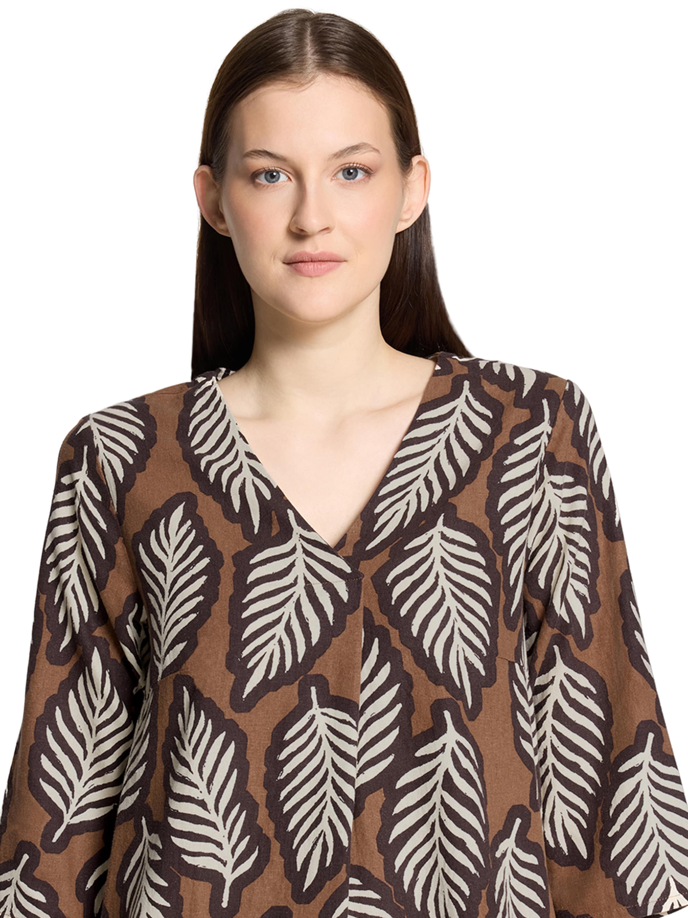 Cartoon Kleid in Braun