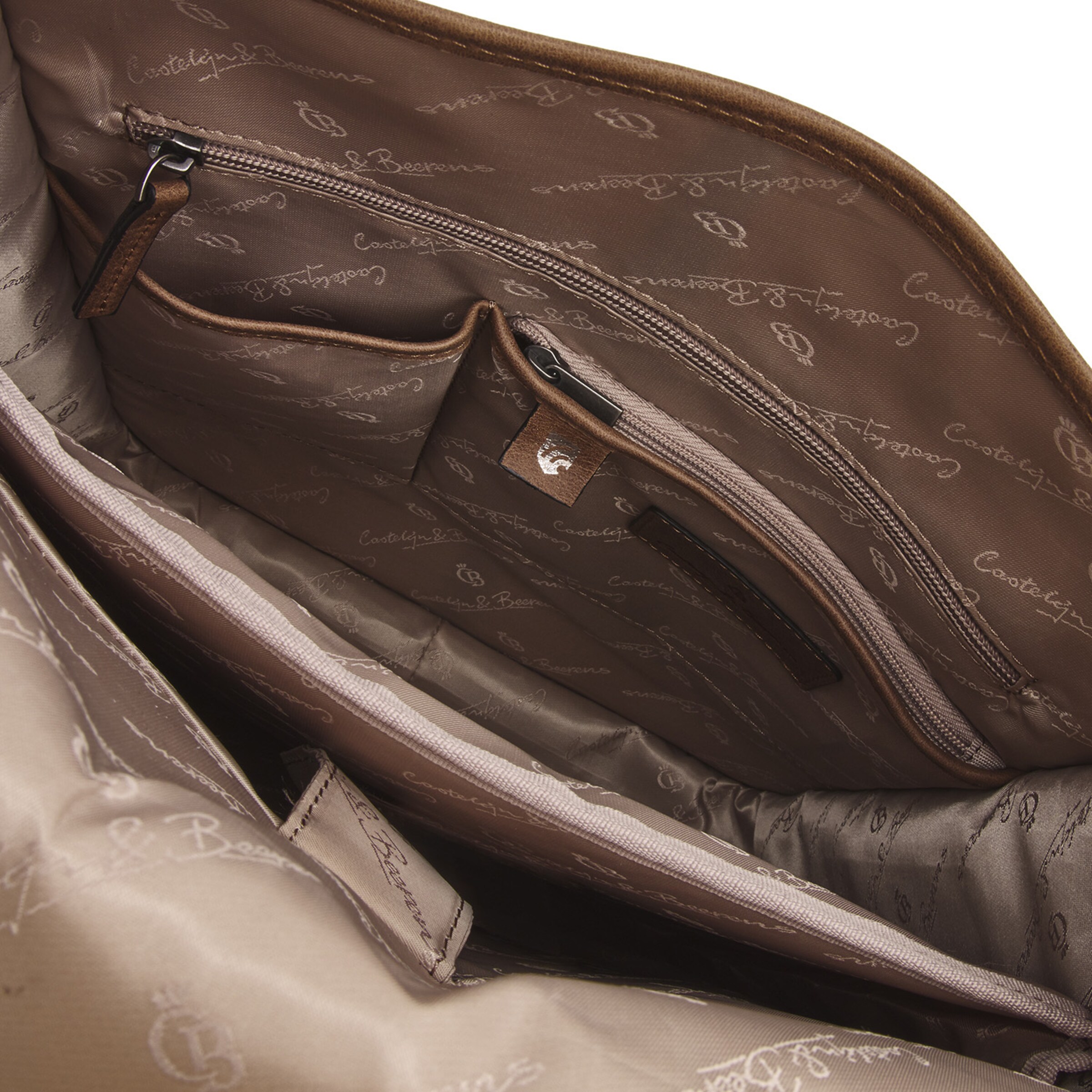Castelijn & Beerens Backpack 'Carisma ' in Brown