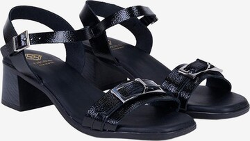 Desa T-bar sandals 'Sandalen mit Blockabsatz' in Black: front