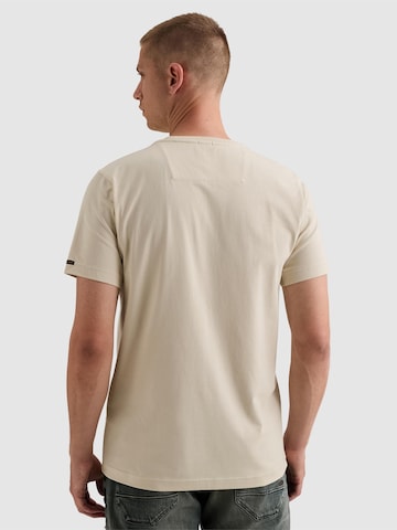 PME Legend Paita 'American Classic T-shirt in cotton with stretch' värissä beige